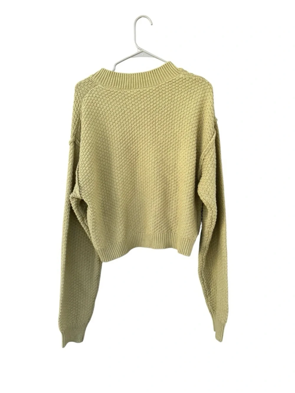 NWT Free People Lila Cardigan Sweater - Size Large - Green - Whispering Willow